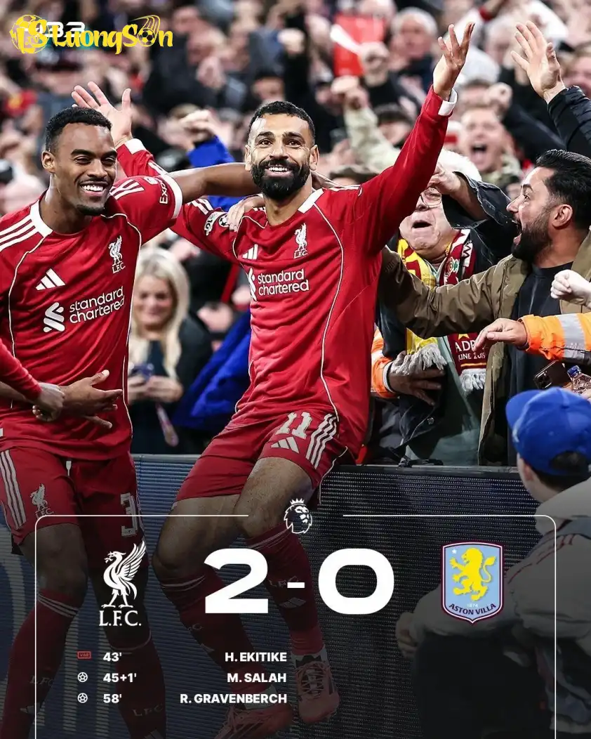 Salah và Gravenberch tỏa sáng, mang về chiến thắng cho Liverpool Salah và Gravenberch tỏa sáng, mang về chiến thắng cho Liverpool